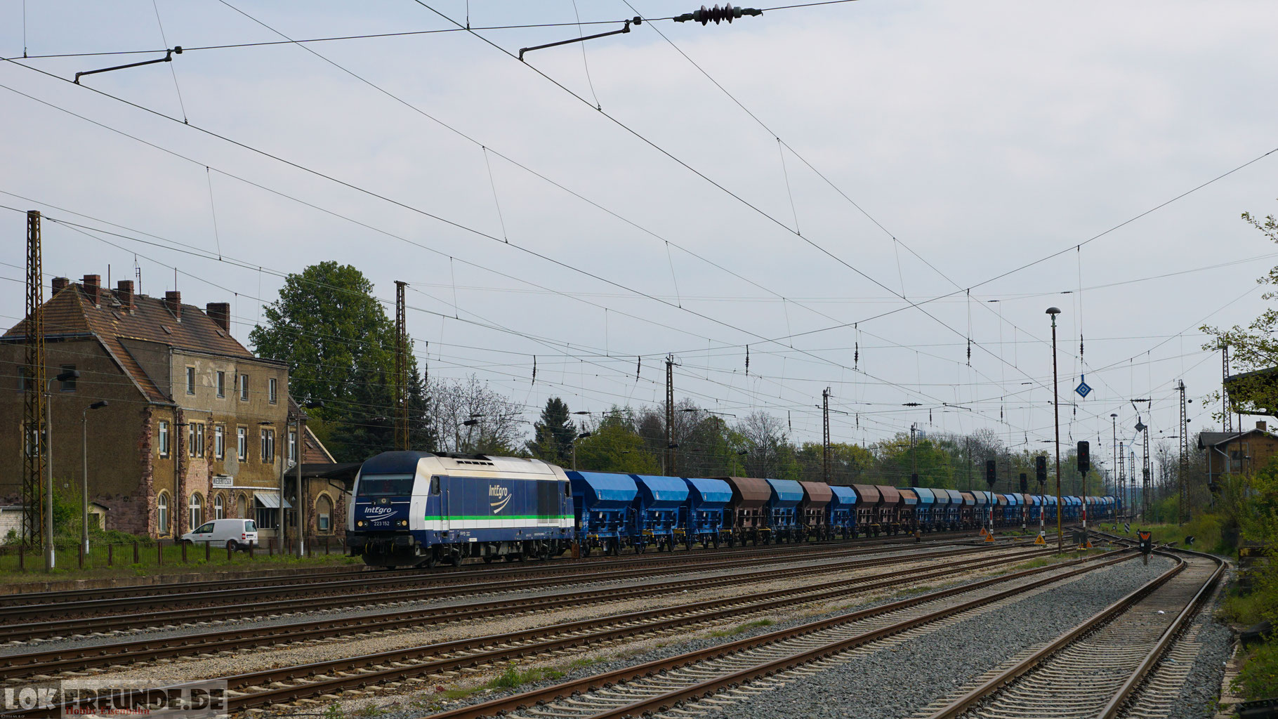 Leipzig hauptbahnhof koblenz alte züge eisenbahn fotografie rheine deutsche bundesbahn 27. Baureihe 223 - Hobby Eisenbahn