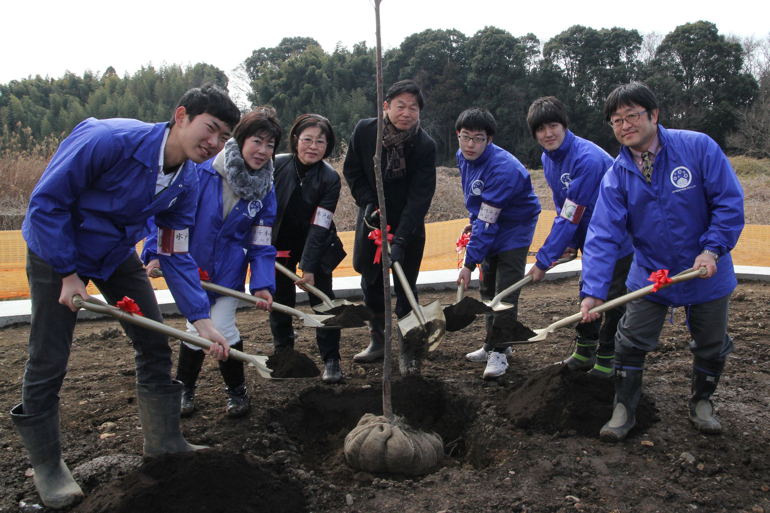 コモンガーデン水戸桜川 桜公園植樹式 水戸桜川千本桜プロジェクト