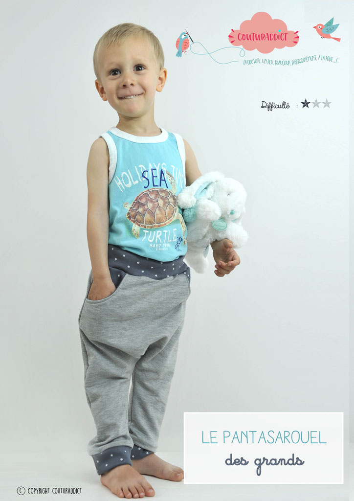 E-patron Pantasarouel 3-12 ans - Couturaddict