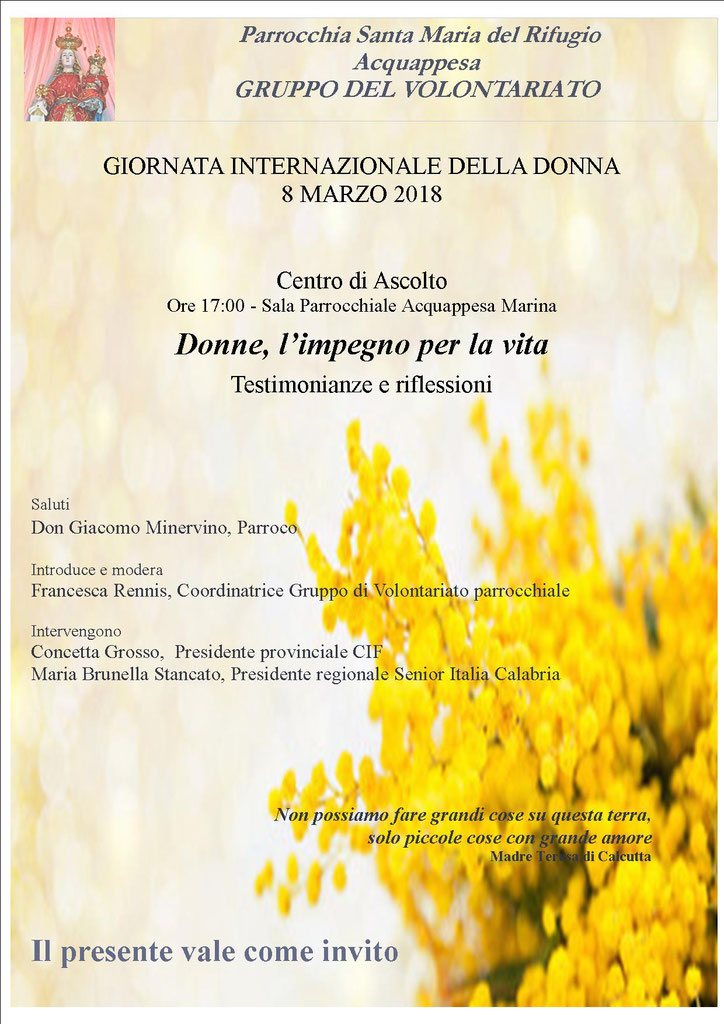 Donne l'impegno per la vita - con-fusioni JimdoPage