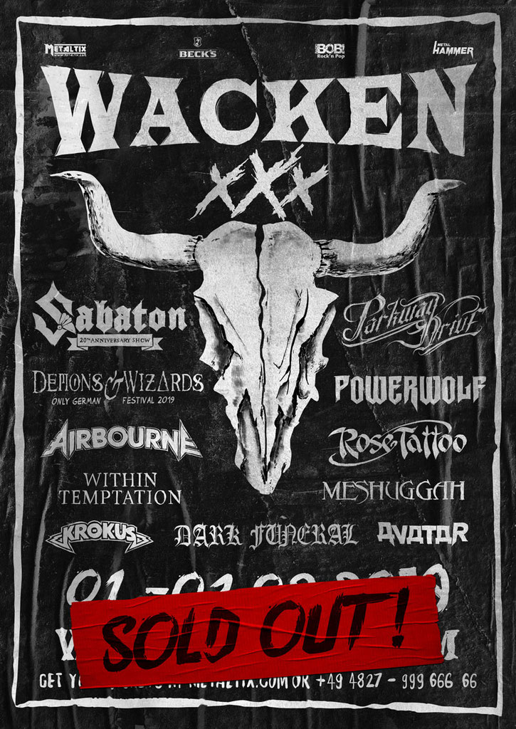 WACKEN OPEN AIR 2019 - Tickets ausverkauft! - metalmieze ...