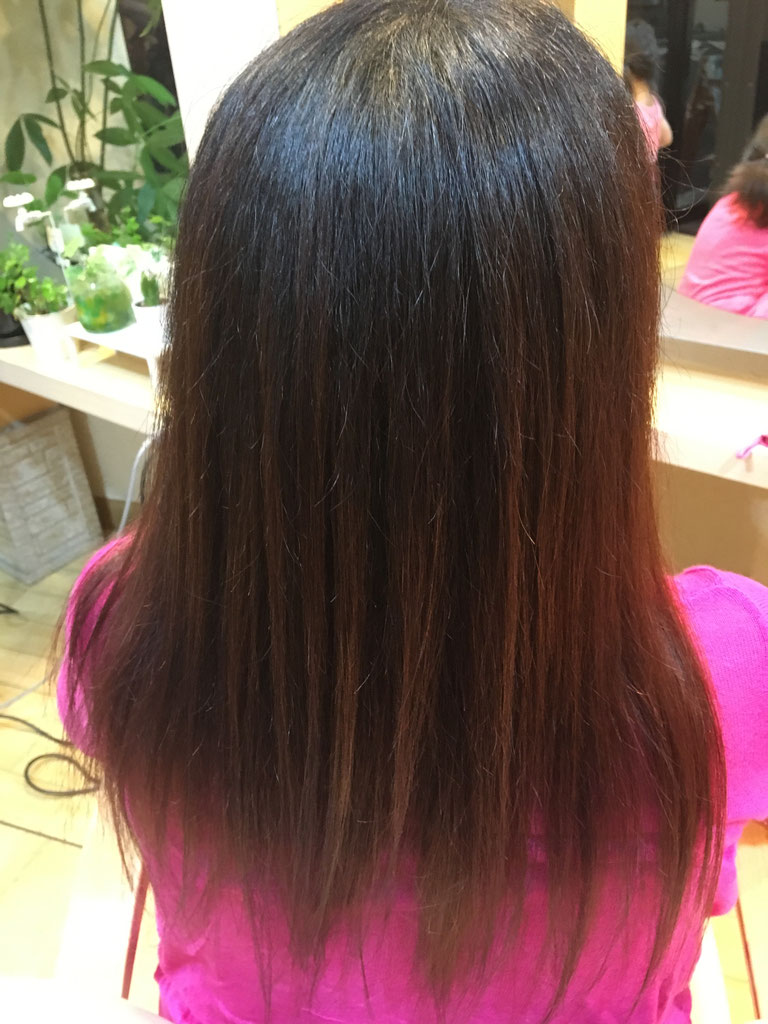 グラデーション ピンク 稲沢市奥田のアンズ美容室 美容院