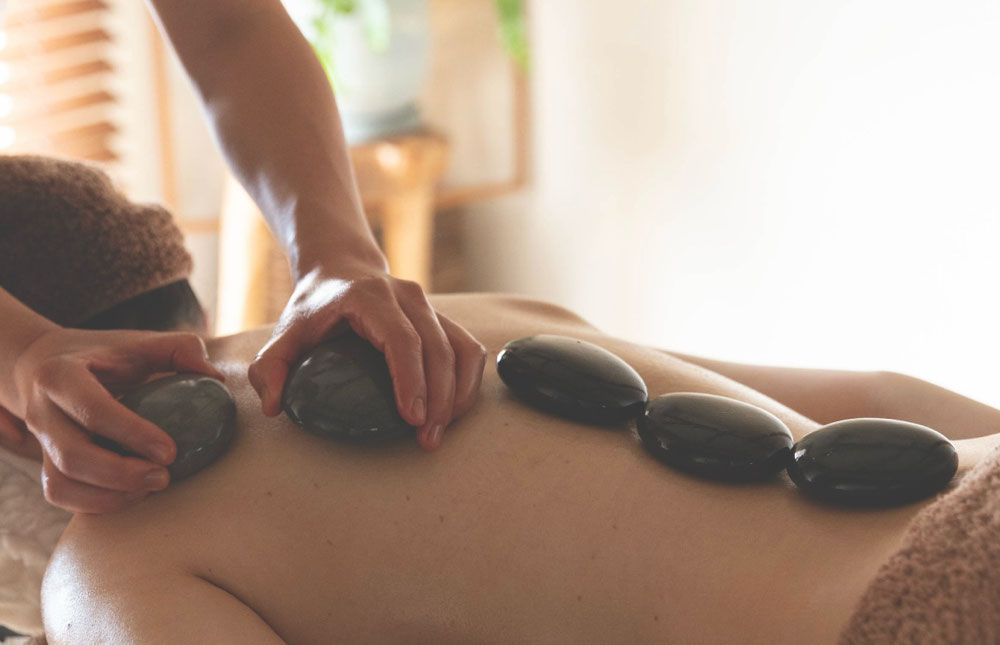 ホットストーン用 玄武岩 ラベンダーヒル 玄武岩ホットストーンセット