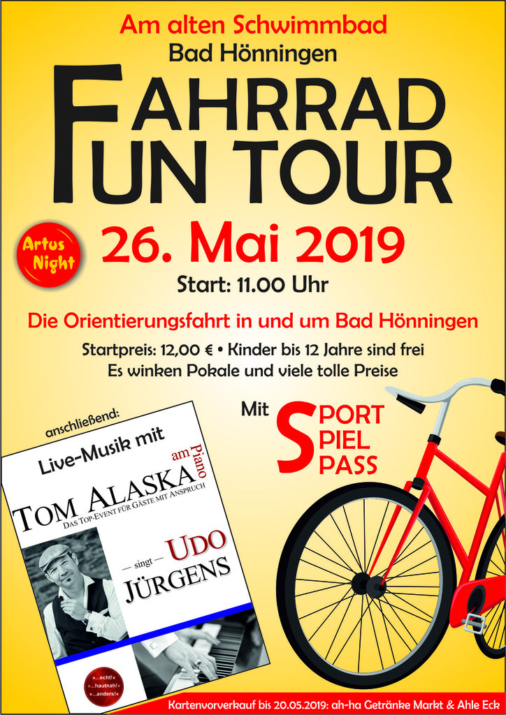 Fahrrad Fun Tour Ahle Eck Am Alten Schwimmbad Ah Ha Getranke