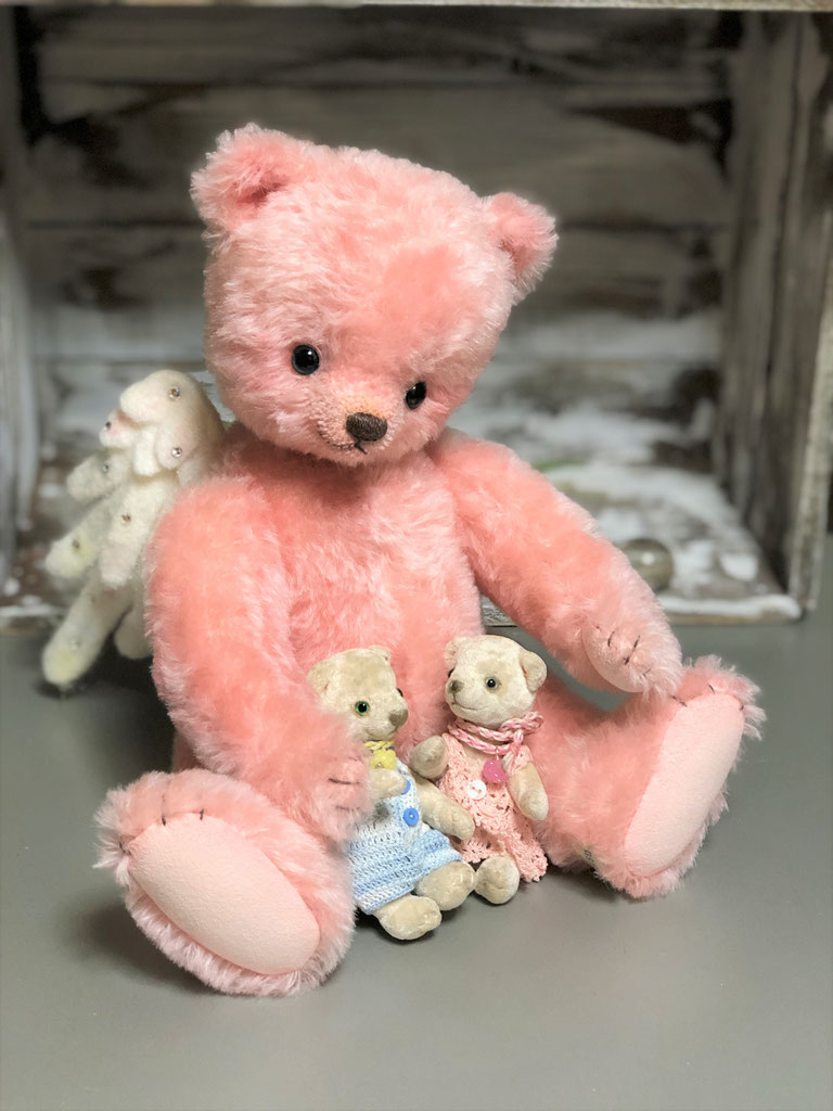 新品Tamu bearさま　ピンクくま　タタン くまぬいぐるみ 大 テディベア ぬいぐるみ 特大 熊 ふわふわ