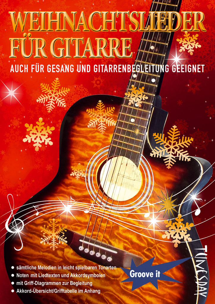 Weihnachtslieder für Gitarre - Noten mit Liedtexten ...