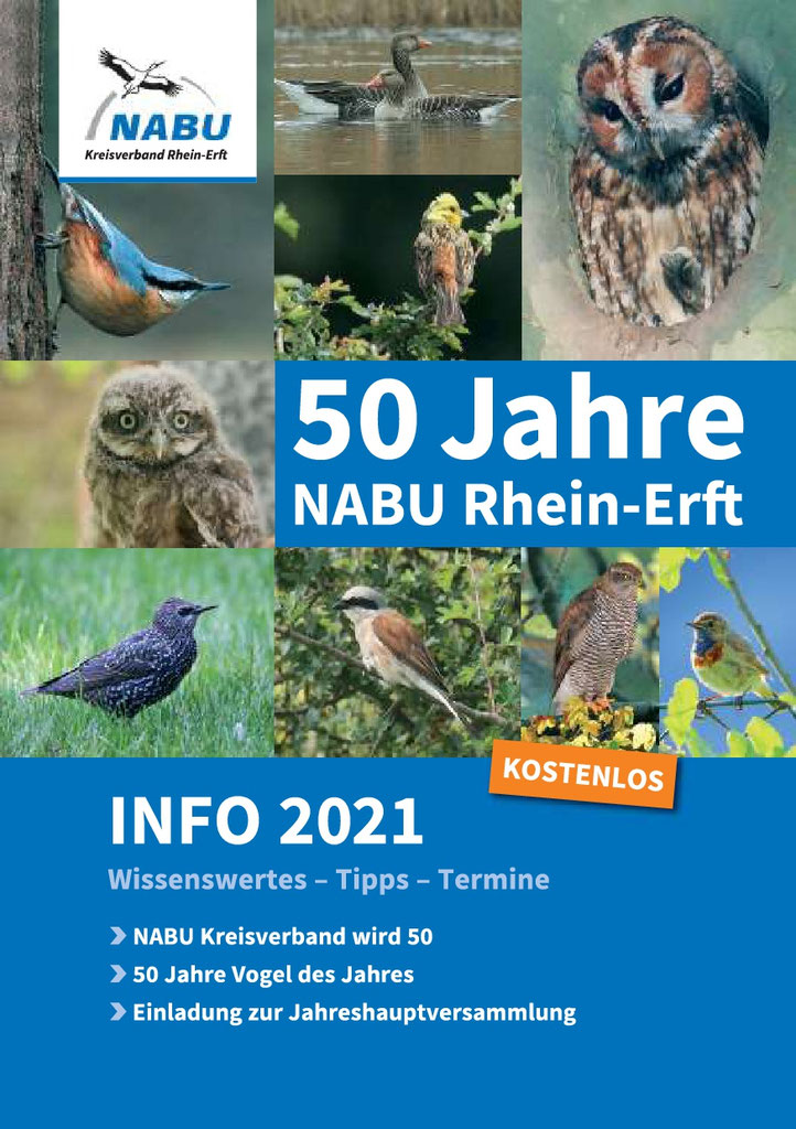 Das NABU-Info 2021 ist erschienen! - NABU Rhein-Erft
