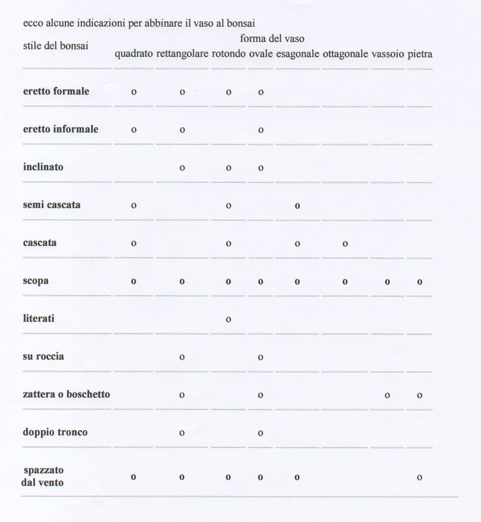 Scelta Del Vaso Jin Bonsai Club