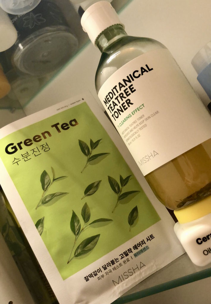  Missha  Airy Fit Sheet Mask Green Tea Korean Beauty Blog
