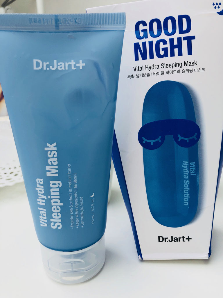 Dr. Jart+ Good Night Vital Hydra Sleeping Mask Korean Beauty Blog