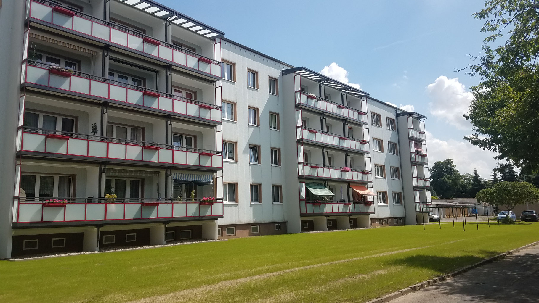 Fritz-Reuter-Strae - Wohnen in Lbz und Plau am See - bei der  Wohnungsgenossenschaft