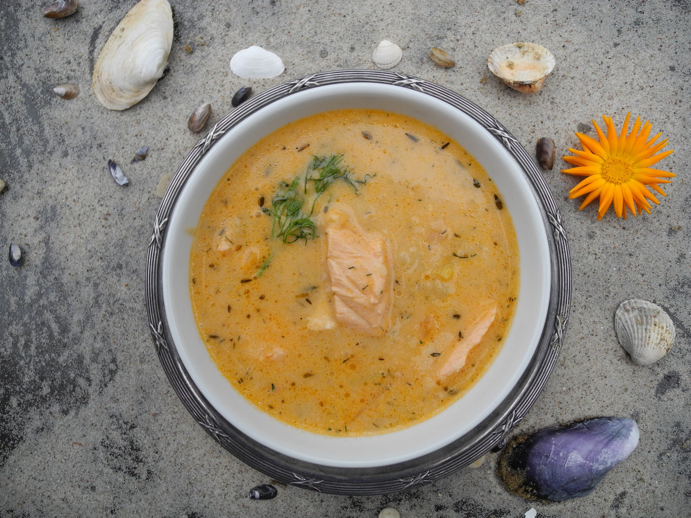 Fiskgryta - Schwedische Fischsuppe - Rezepte aus Schweden schwedische Küche