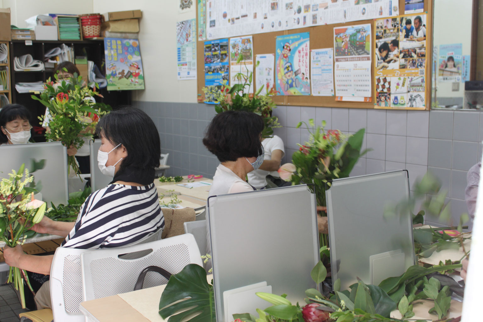 店舗レッスンレポ11 有 かとう花店 海田町の花屋さん 店舗レッスンレポ11 有 かとう花店 海田町の花屋さん