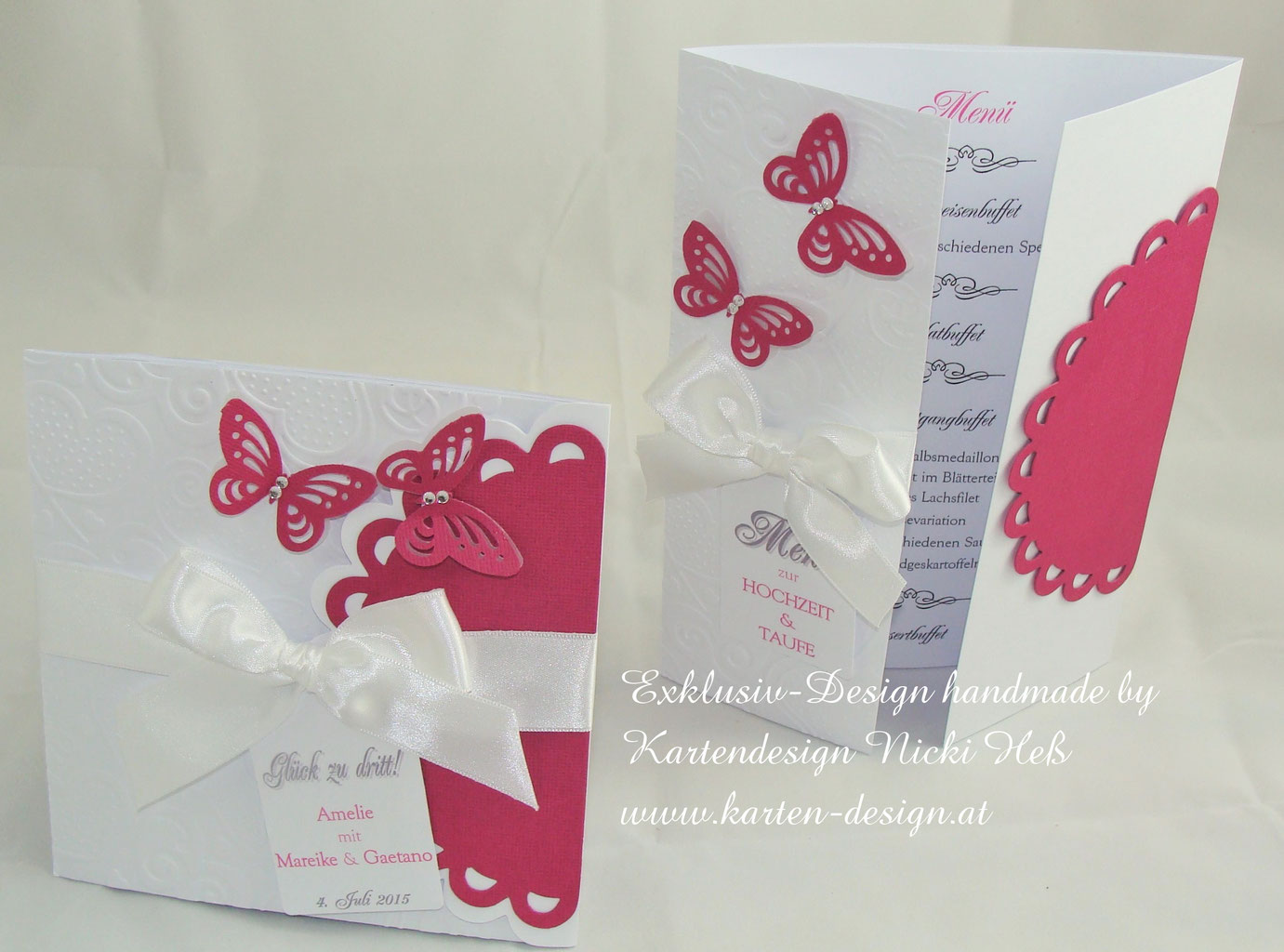 Hochzeitsset Zur Hochzeit Taufe Von Mareike Gaetano Amelie Kartendesign Nicki Hess