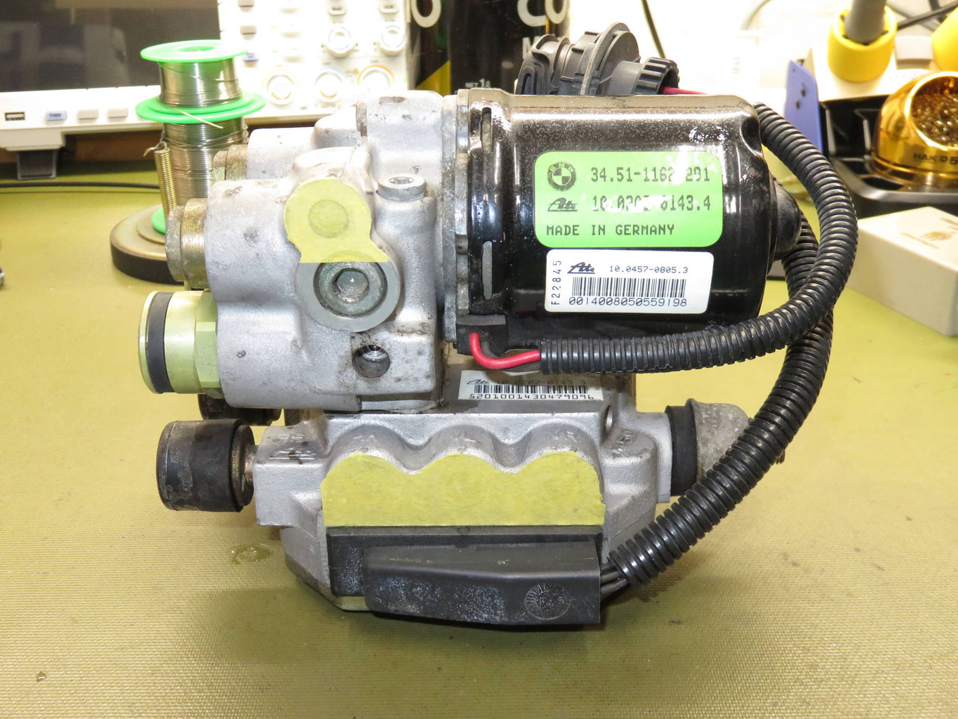 BMW E36 ASC無車 ABSユニット修理 村岡カーユニットリペア