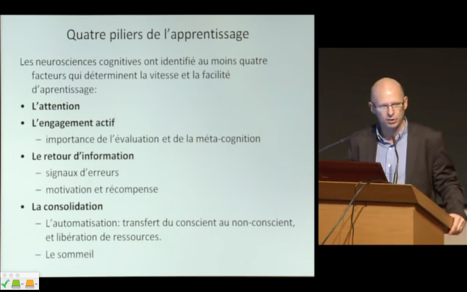 Stanislas Dehaene 4 Piliers De L Apprentissage Les grands principes de l'apprentissage (Stanislas Dehaene) - Ouvre moi