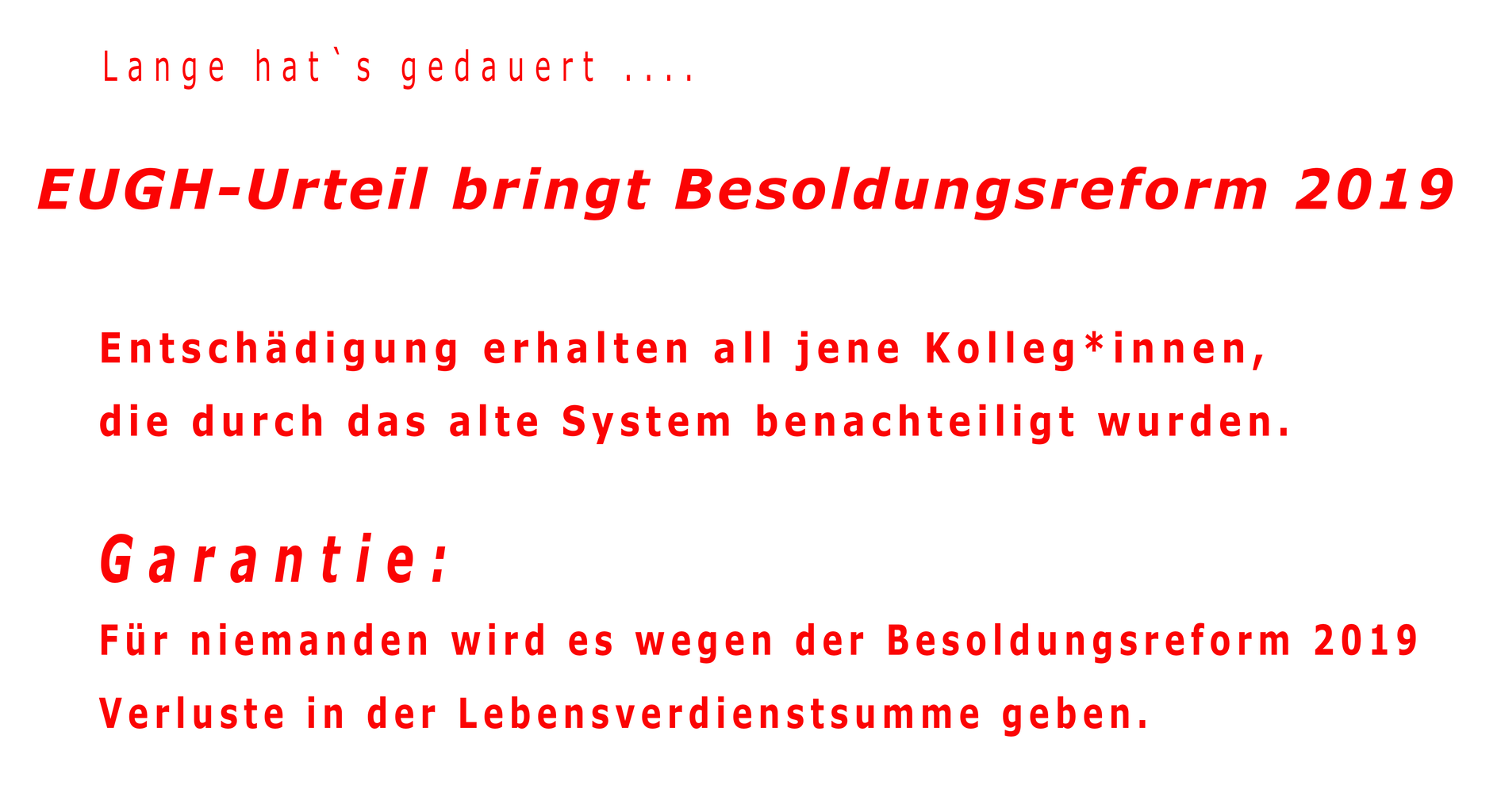 Offentlicher Dienst Besoldungsreform 2019 Bringt Neuberechnung Des Besoldungsdienstalters Oli Ug Osterreichische Lehrer Innen Initiative Unabhangige Gewerkschafter Innen