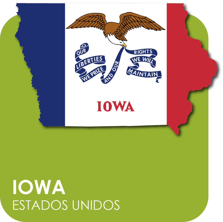 iowa - Mapas y Banderas