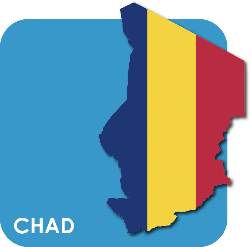 chad - Mapas y Banderas
