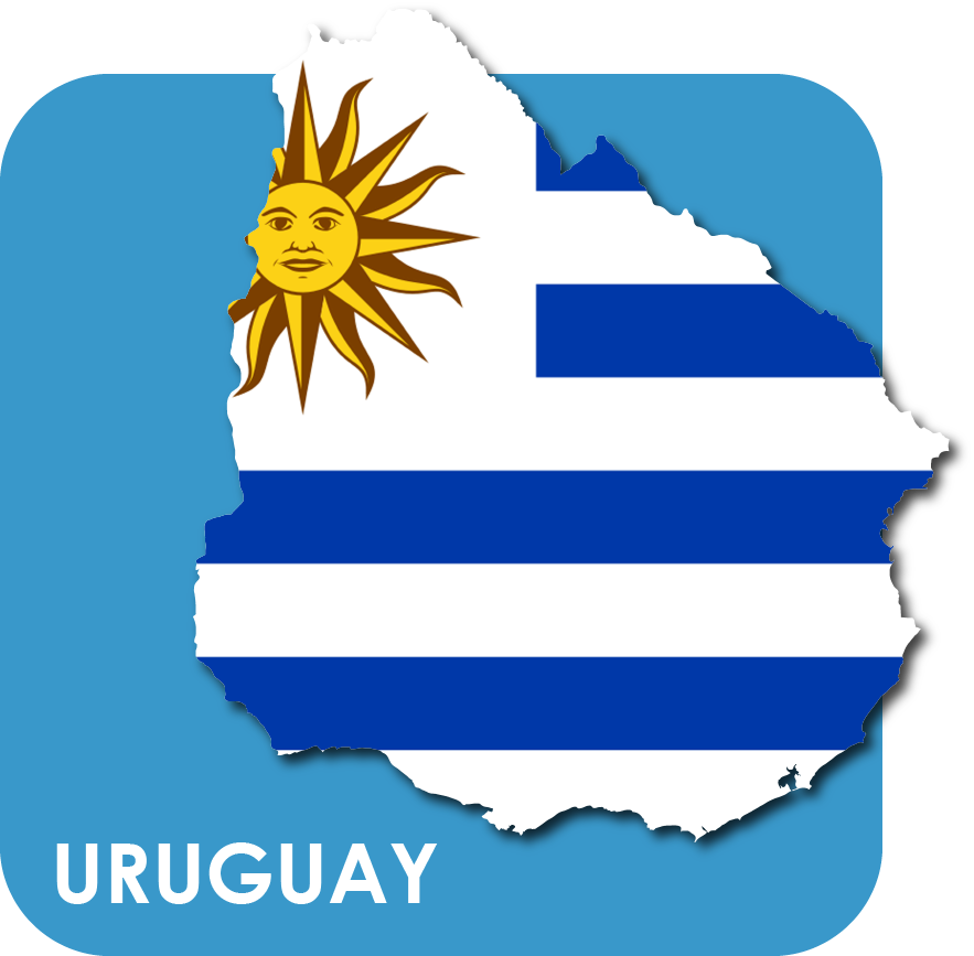 Get Uruguay Mapa Bandera Png Gif