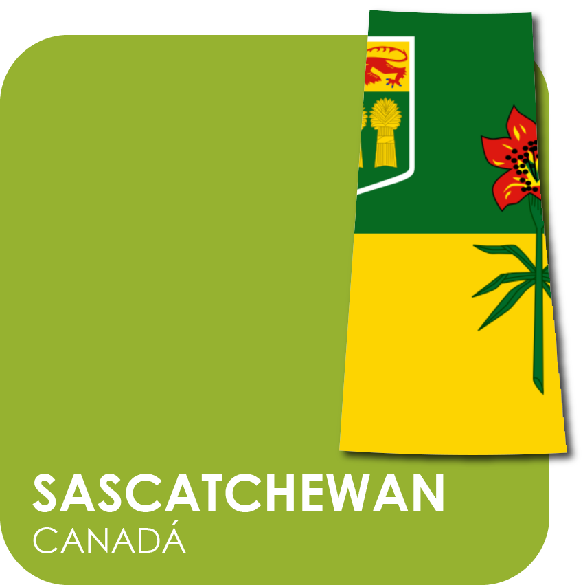 saskatchewan Mapas y Banderas