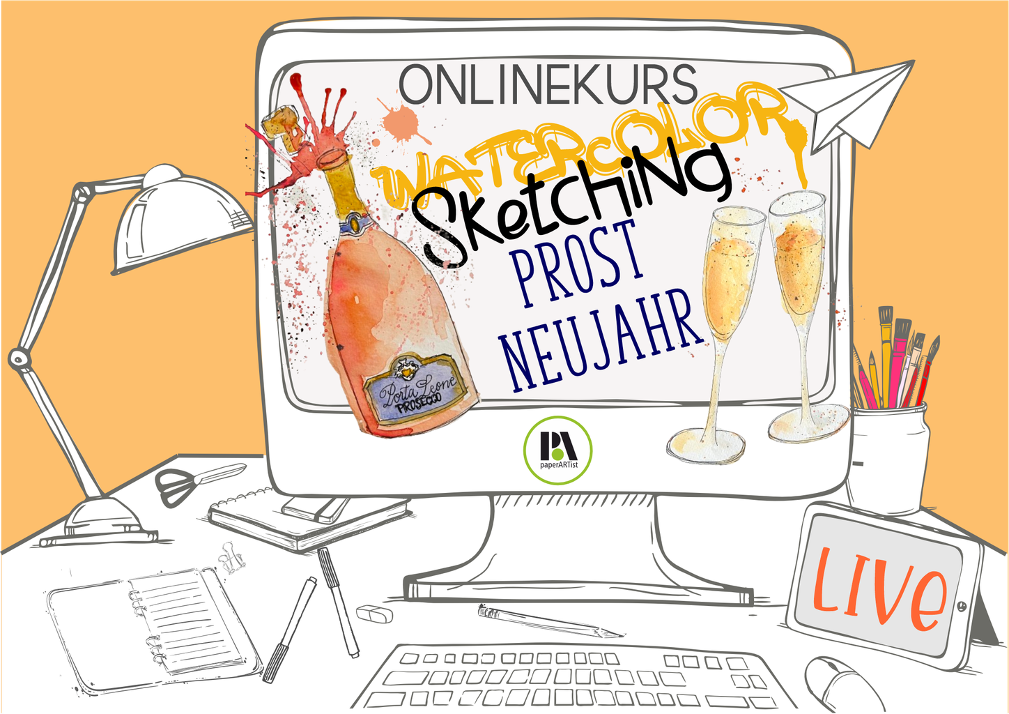 Prost Neujahr - paperartist