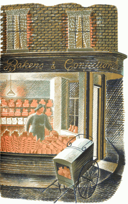 Eric Ravilious: The baker and confectioner, Highstreet
