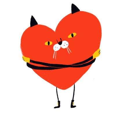 heart cat