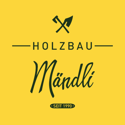 Handgezeichnetes Logo - Holzbau Mändli