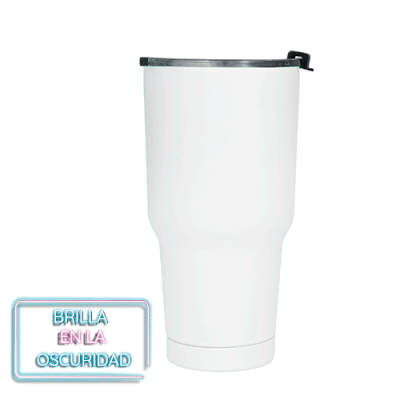 Código T 192 Termo de acero inoxidable con doble pared que brilla en la oscuridad. Incluye tapa de presión. Material: Acero Inoxidable Capacidad: 870 ml.  Medidas del producto Alto: 20.0 cm. Ancho: 10.0 cm. 