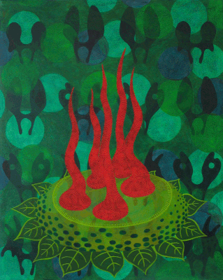 Lichtung, 2013, 100 x 80 cm