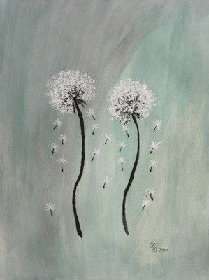 Nr.:163 Pusteblumen / 29x40 /