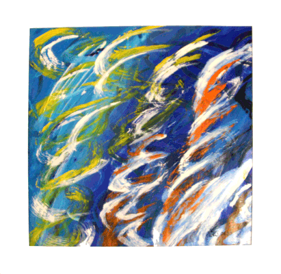 Nr.:138 Sturmwirbel /60x60 / 