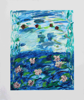 Nr.:223 Lotosteich / 37x47 /