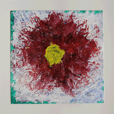 Nr.:110 Feuerblume / 45x45 / 