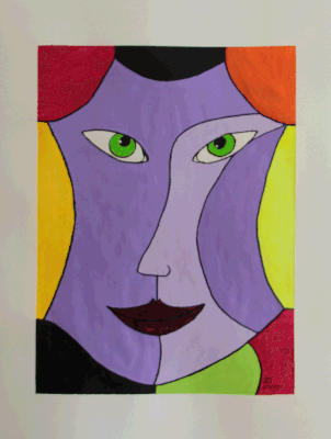 Nr.:192 Frauenkopf 2 / 36x48 /