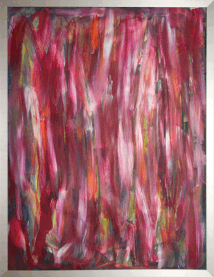 Nr.:258 ohne Titel / Acryl auf Papier / 60x80