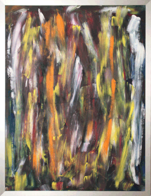 Nr.:261 ohne Titel / Acryl auf Papier / 60x80