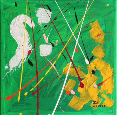 Nr.:183 ohne Titel / 40x40 / verkauft