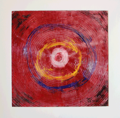 Nr.:116 Kreisvariation rot / 60x60 / 