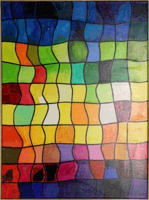 Nr.:294 ohne Titel / Acryl auf Leinwand / 50x70