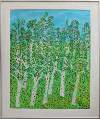 Nr.:148 Birkenwald / 50x60 / 