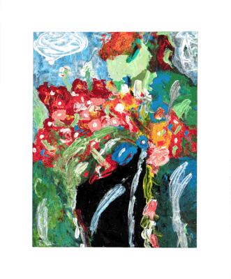 Nr.:52 Blumenstrauß in Vase / 46x57 