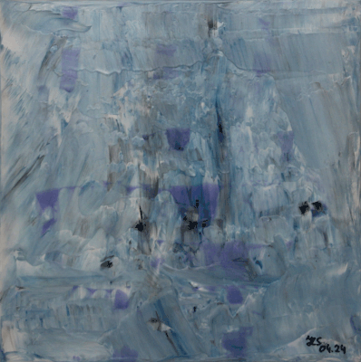 Nr.:273 ohne Titel / Acryl auf Möbelplatte / 30x30