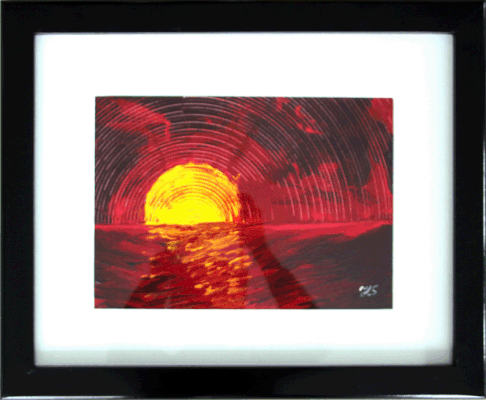 Nr.:42 Sonnenuntergang / 50x35 / verkauft