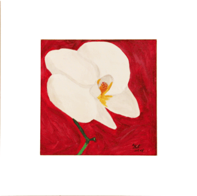 Nr.:86 Orchideenblüte / 15x15