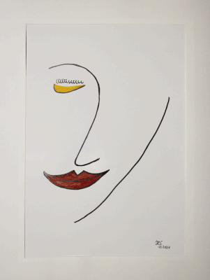 Nr.:195 Frauenkopf / 36x48 verkauft