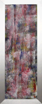 Nr.:285 ohne Titel / Acryl auf Papier / 24x62