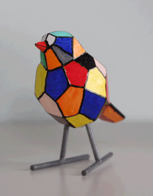 Nr.: 302 Vogel / 11x10 / unverkäuflich