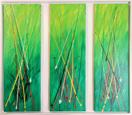 Nr.:125 Frühlingsimpression / 74x64 / verkauft